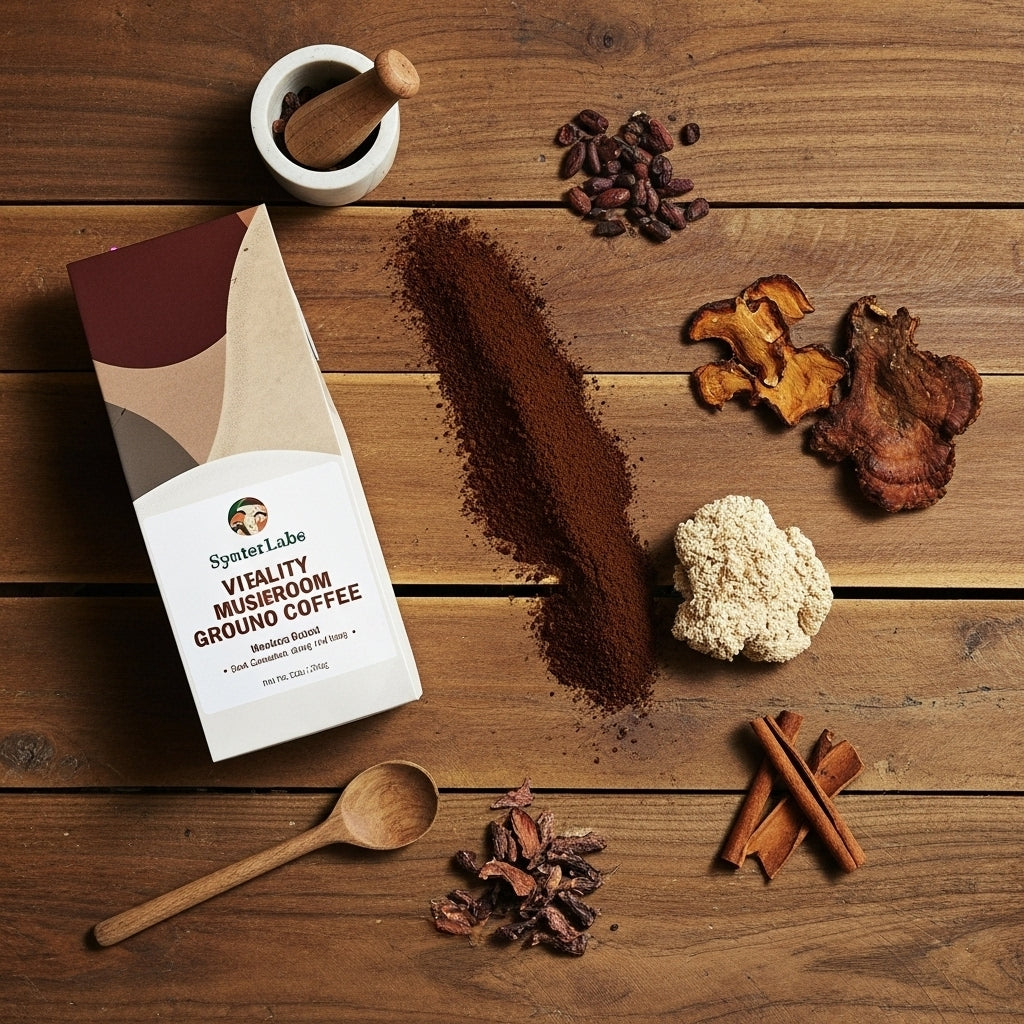 Vitality Mushroom Coffee (Medium Roast)