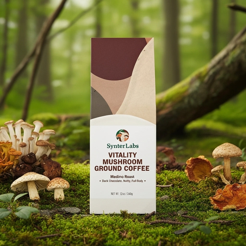 Vitality Mushroom Coffee (Medium Roast)