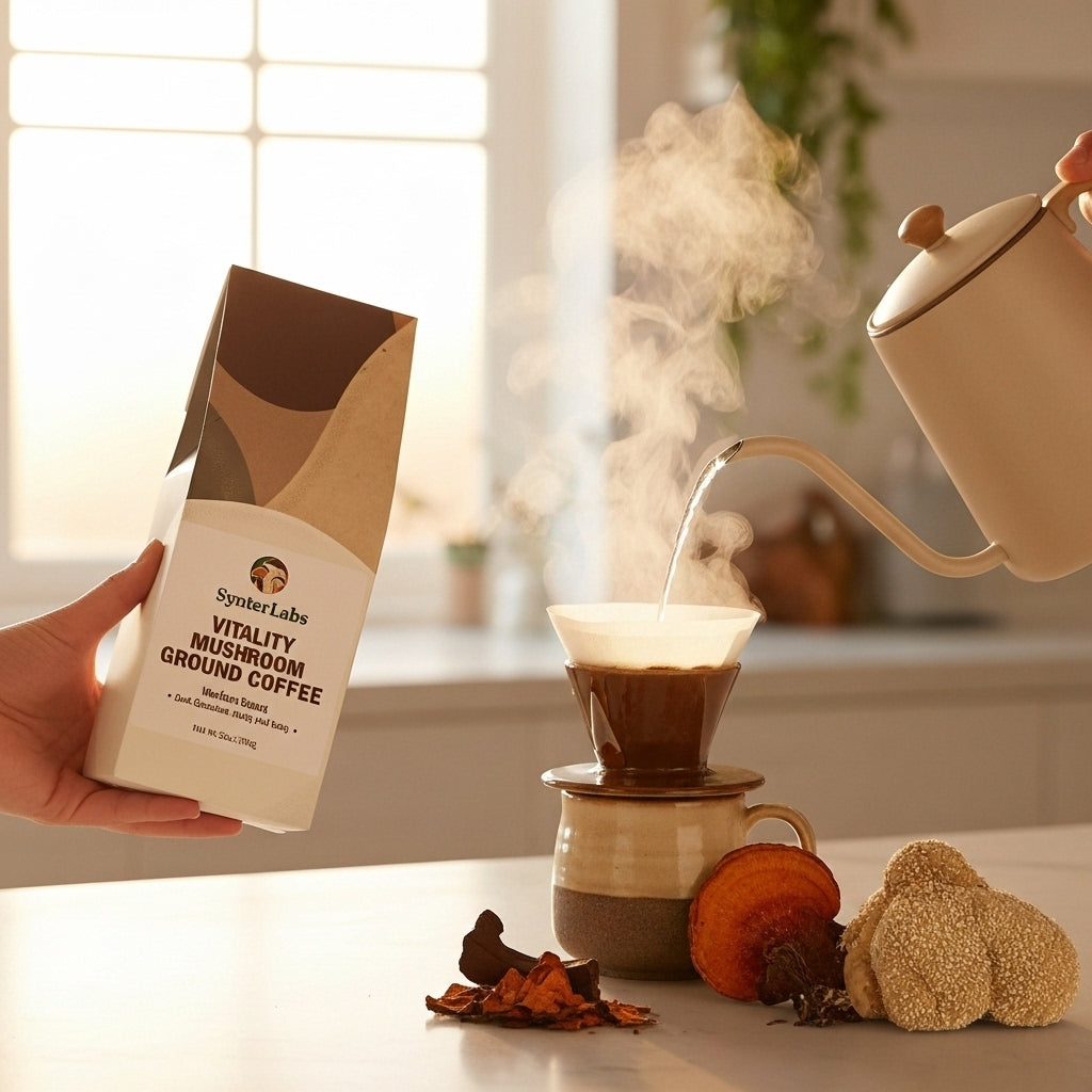 Vitality Mushroom Coffee (Medium Roast)